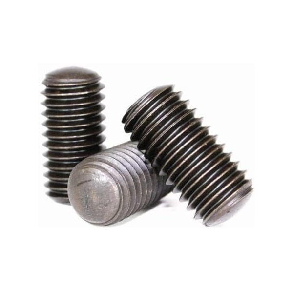Newport Fasteners Socket Set Screw, Oval Point, 1/4-20 x 1 3/4", Alloy Steel, Black Oxide, Hex Socket , 100PK 882326-100 - main
